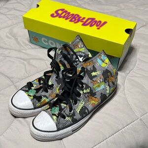 Converse Black Scooby-Doo Graphic High Tops